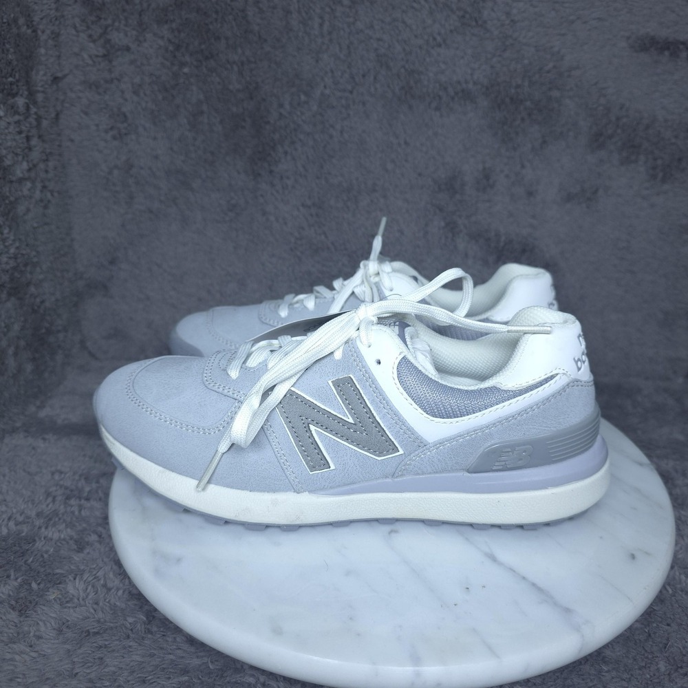 New Balance 574 Greens V2 Golf Shoes Womens 6.5 Gray Suede Spikeless Sneakers - Picture 3 of 12